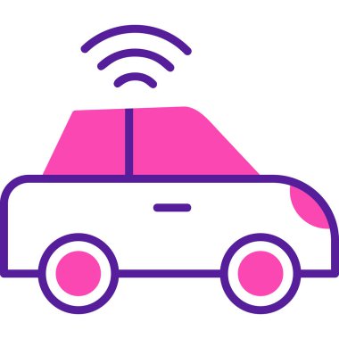 car web icon simple illustration 