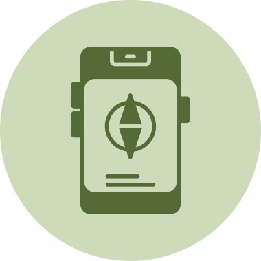 Pusula simgesi vektör resimlemesi 