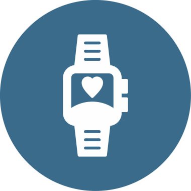 smartwatch simgesi, vektör illüstrasyonu 