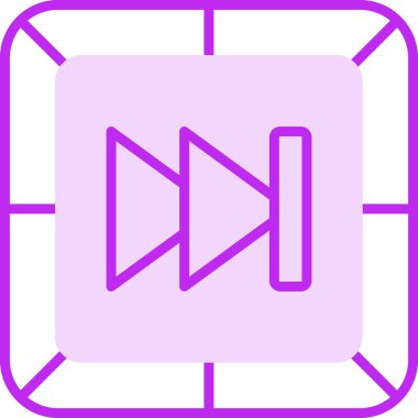 Hızlı ileri kutsal kişilerin resmi, vektör çizim                         