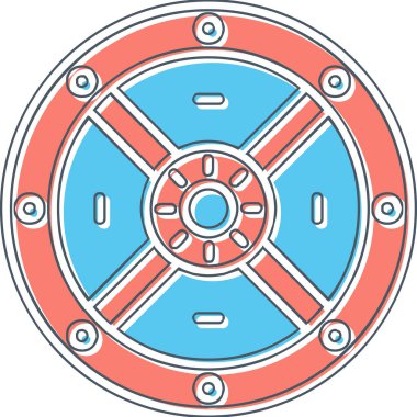 Ağ için koruma kalkanı vektör simgesi 