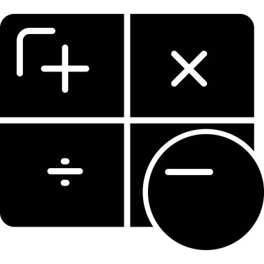 hesap makinesi vektör simgesi modern basit vektör çizimi
