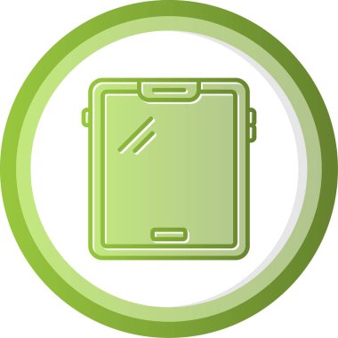 tablet. Web simgesi basit illüstrasyon 