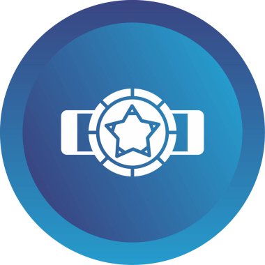 yıldız web simgesi basit illüstrasyon 