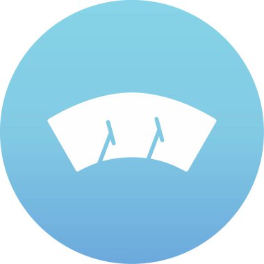 Silecek ağ simgesi vektör illüstrasyonu