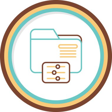 Dizin Denetim simgesi, vektör illüstrasyonu           