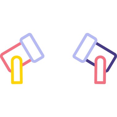 Spotlights modern simgesinin vektör illüstrasyonu                   