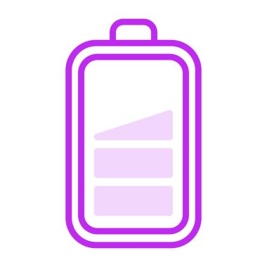 düşük pil web simgesi, vektör çizim