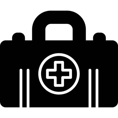 ilk yardım kutusu vektör simgesi 