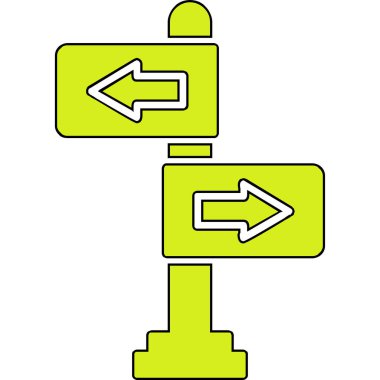 yönler web simgesi basit tasarım 