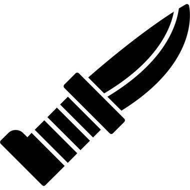 bıçak simgesi vektör illüstrasyonu