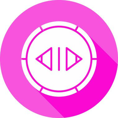 Düğme simgesi ögesinin vektör illüstrasyonu 