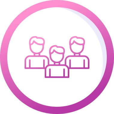 vector illustration of Group people icon 