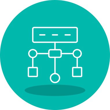 vector illustration of modern Algorithm icon            