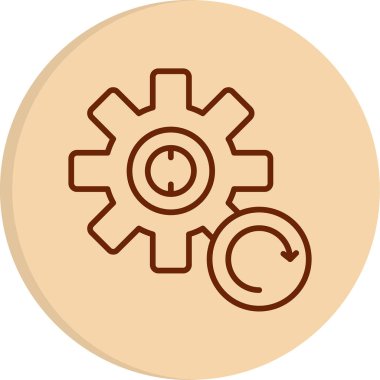 Web simgesi, vektör illüstrasyonunu sıfırla 