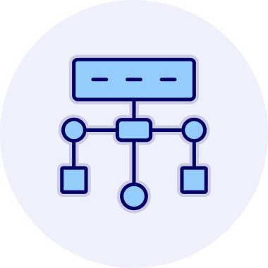 vector illustration of modern Algorithm icon            