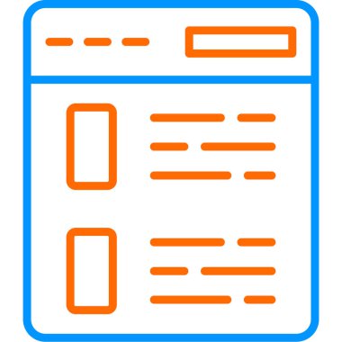 tarayıcı web simgesi, vektör illüstrasyonu