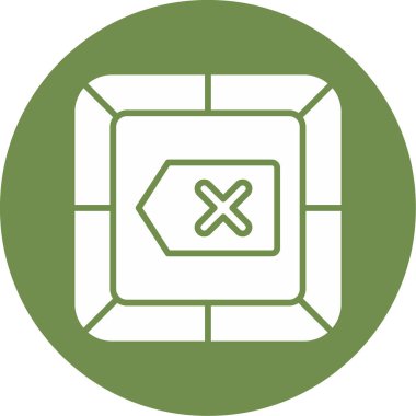 Arkaplan veya ok simgesinin vektör çizimi