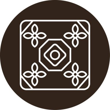 Döşeme. Web simgesi basit illüstrasyon