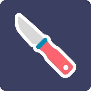 bıçak simgesi vektör illüstrasyonu