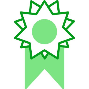 Rozet Web simgesi basit illüstrasyon 