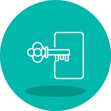 Günlük Kaydı Web simgesi, vektör illüstrasyonu