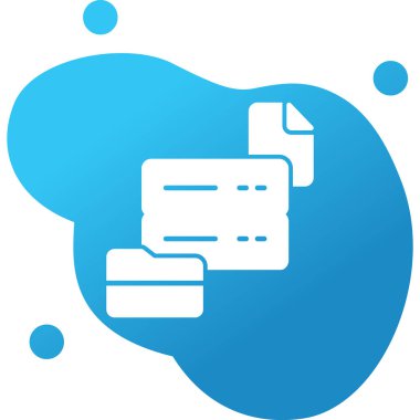 veritabanı sunucu simgesi, vektör illüstrasyon tasarımı 