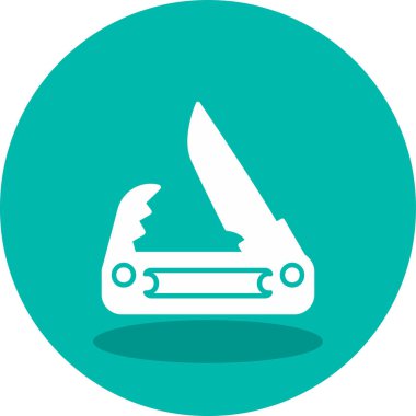 Cep bıçak simge vektör çizim