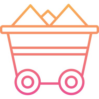 cart web simgesi basit illüstrasyon 