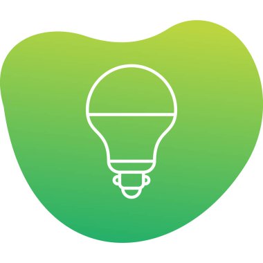 ampul simgesi, vektör illüstrasyonu