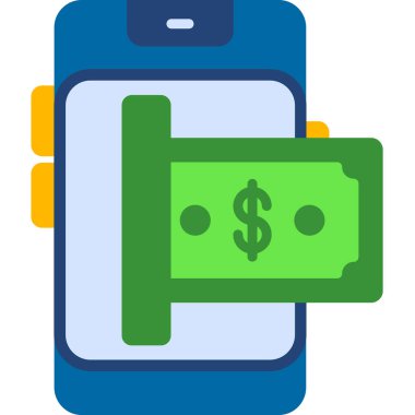 Çevrimiçi Bankacılık simgesinin vektör illüstrasyonu 