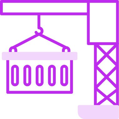 kargo ağ ikonu vektör illüstrasyonu