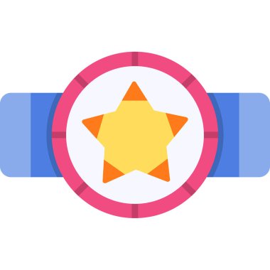 yıldız web simgesi basit illüstrasyon 