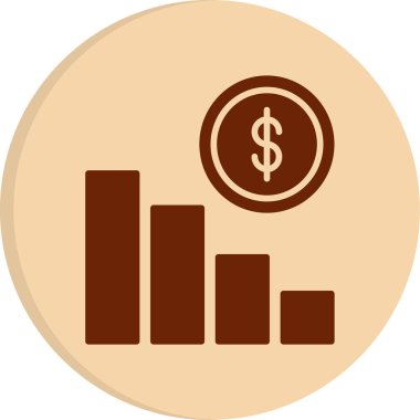 Yatırım simgesi vektör illüstrasyon tasarımı 