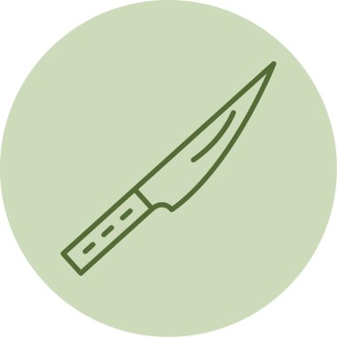 bıçak simgesi vektör illüstrasyonu