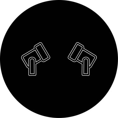 Spotlights modern simgesinin vektör illüstrasyonu                   