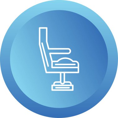 modada izole edilmiş arka planda koltuk simgesi 