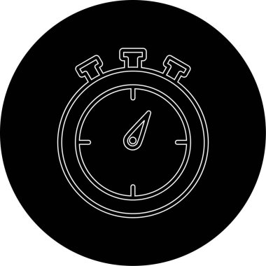 Kronometre simgesi çizimi