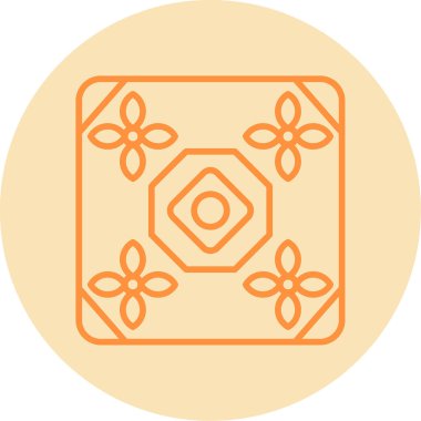 Döşeme. Web simgesi basit illüstrasyon