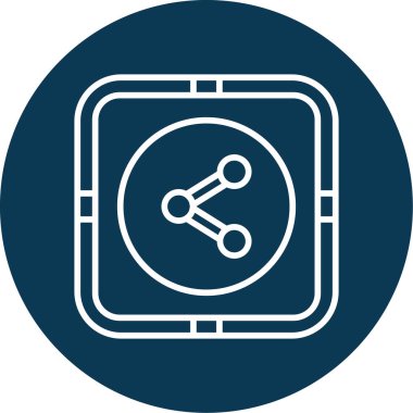 Web simgesini basit bir illüstrasyonla paylaş 