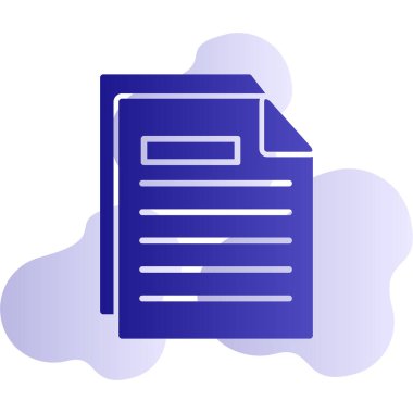 belge web simgesi basit resimleme 