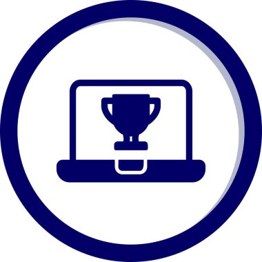 dizüstü bilgisayar simgesi, vektör illüstrasyonu basit tasarım