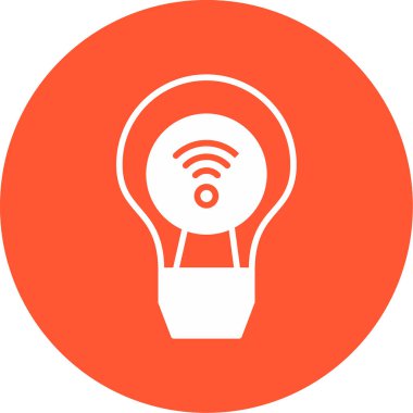 ampul simgesi, vektör illüstrasyonu 