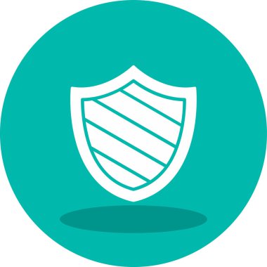 kalkan simgesi web basit illüstrasyon