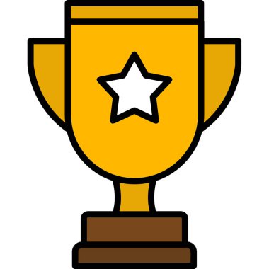 ödül web simgesi basit illüstrasyon