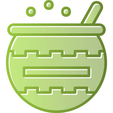 Kazan var. Web simgesi basit illüstrasyon