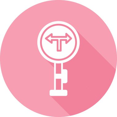 Ok Sağ simgesinin vektör illüstrasyonu