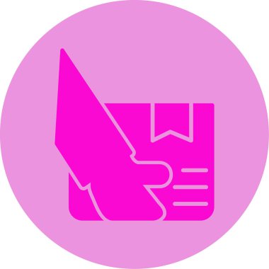 kutu web simgesi, vektör illüstrasyonu 