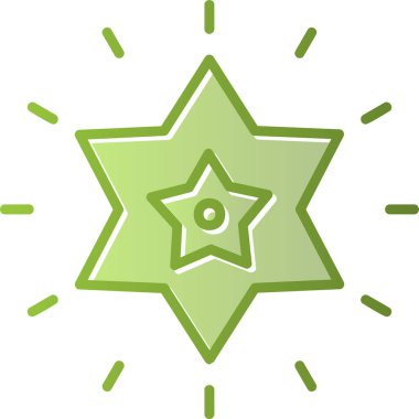 yıldız web simgesi basit illüstrasyon 