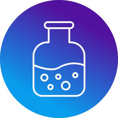 Zehir. Web simgesi basit illüstrasyon        